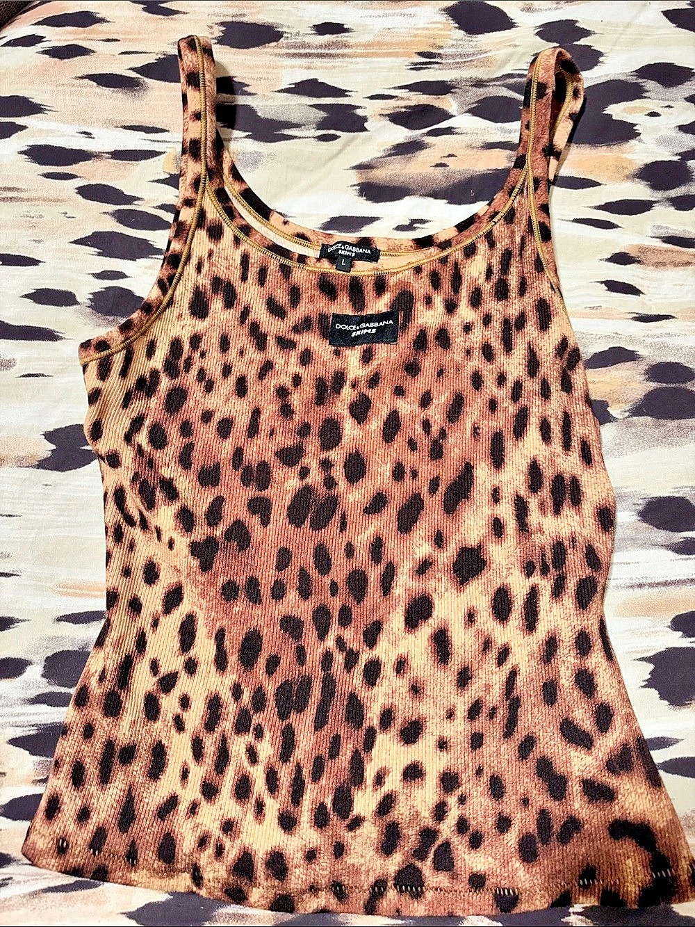 SKIMS x Dolce & Gabbana Tank Size Large Like New